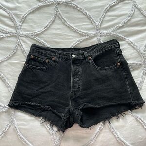 Levi’s Black Denim Shorts